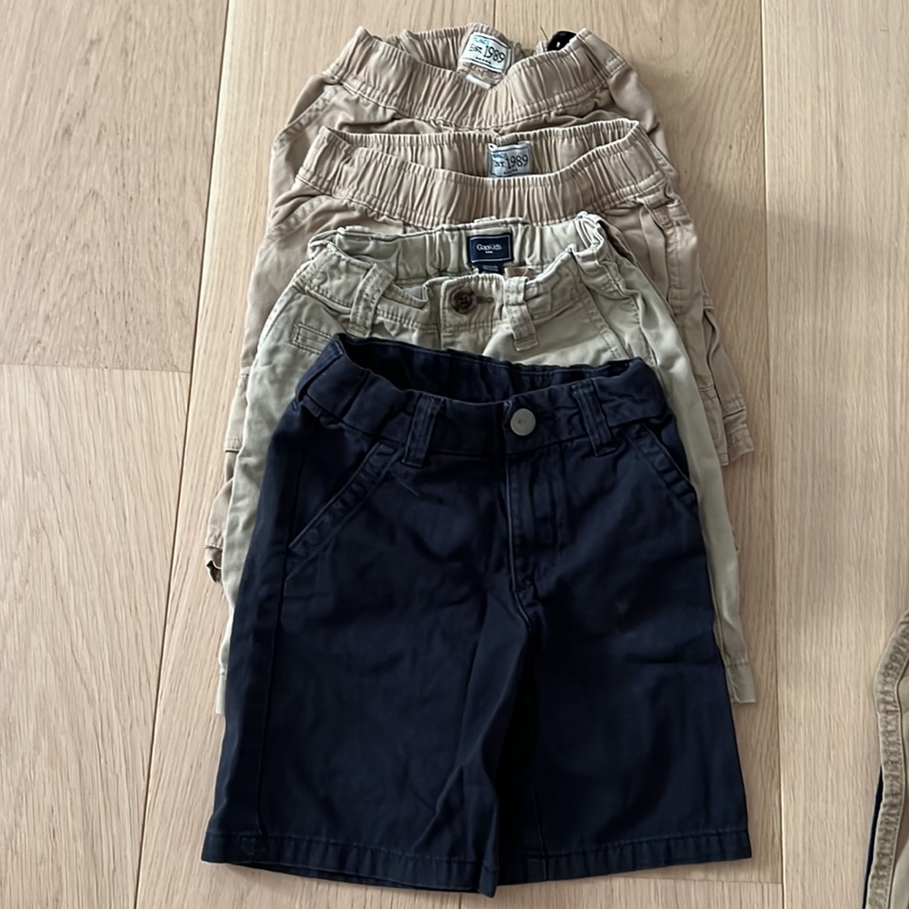 4 shorts & 3 pants